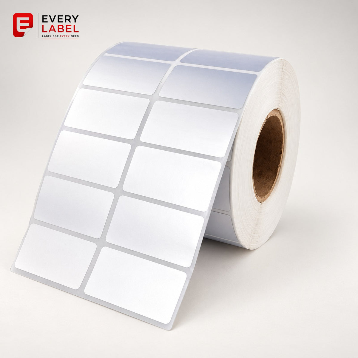 Roll of aluminium foil asset tag labels