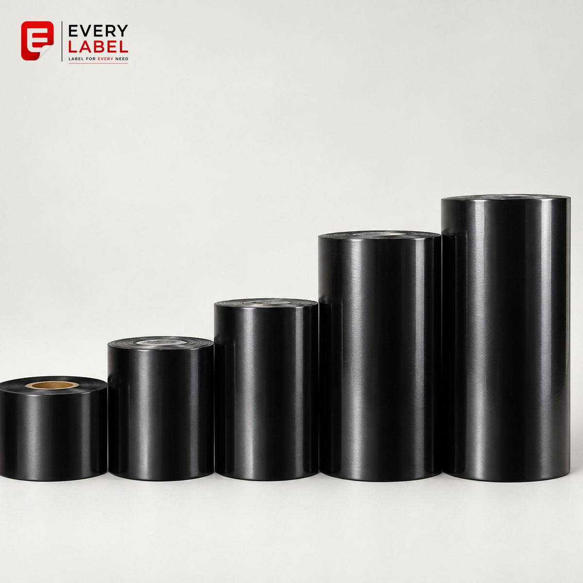 Premium wax thermal transfer ribbon rolls