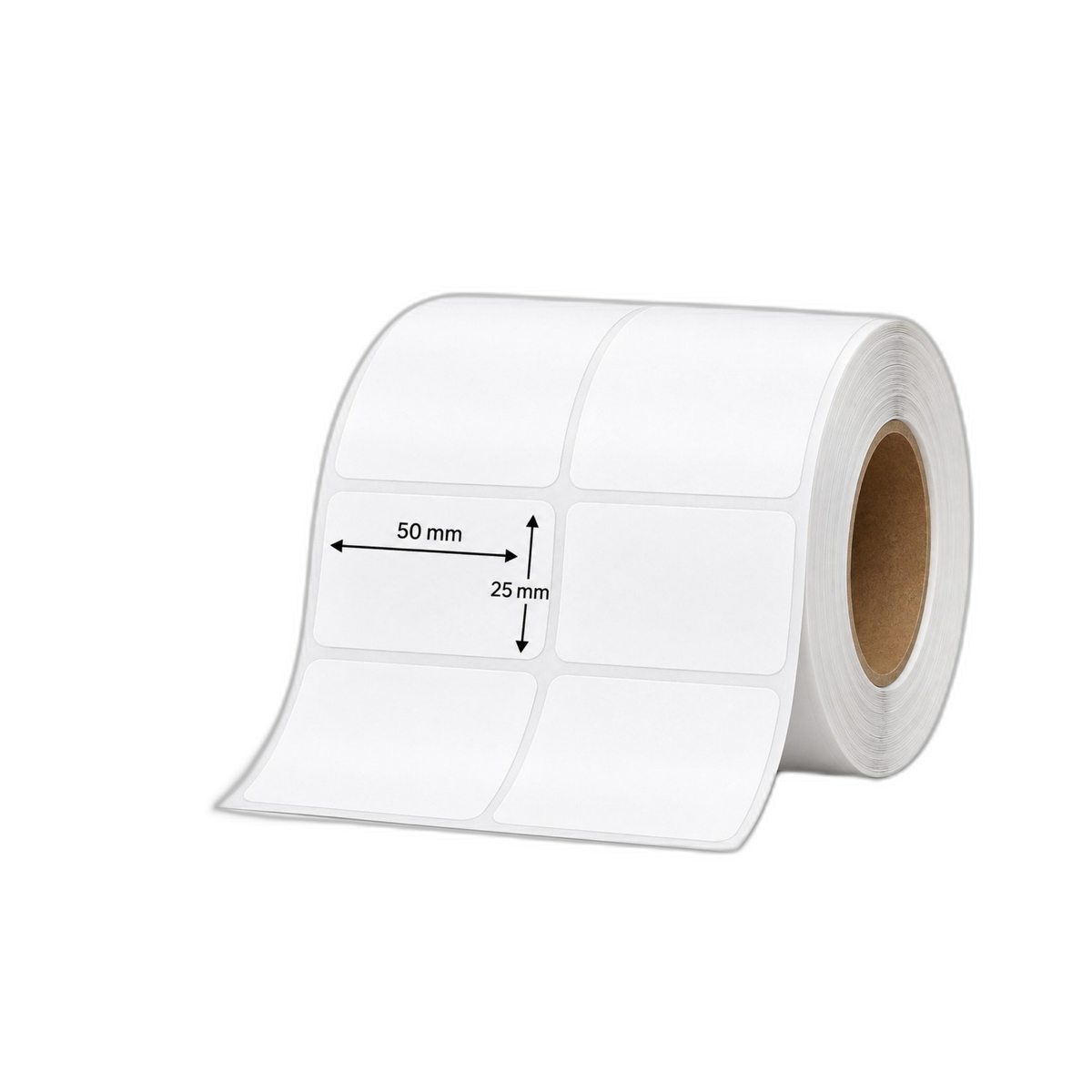 Semi-Gloss barcode label roll